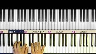 Blue In Green - Eliane Elias Style - Jazz Piano Tutorial chords