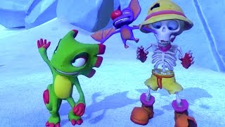 Yooka-Laylee 100% Walkthrough Part 2 - Glitterglaze Glacier