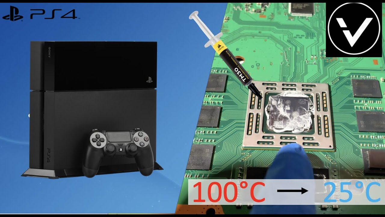 Tutoriel PS4 - Nettoyage et remplacement pâte thermique Grizzly 