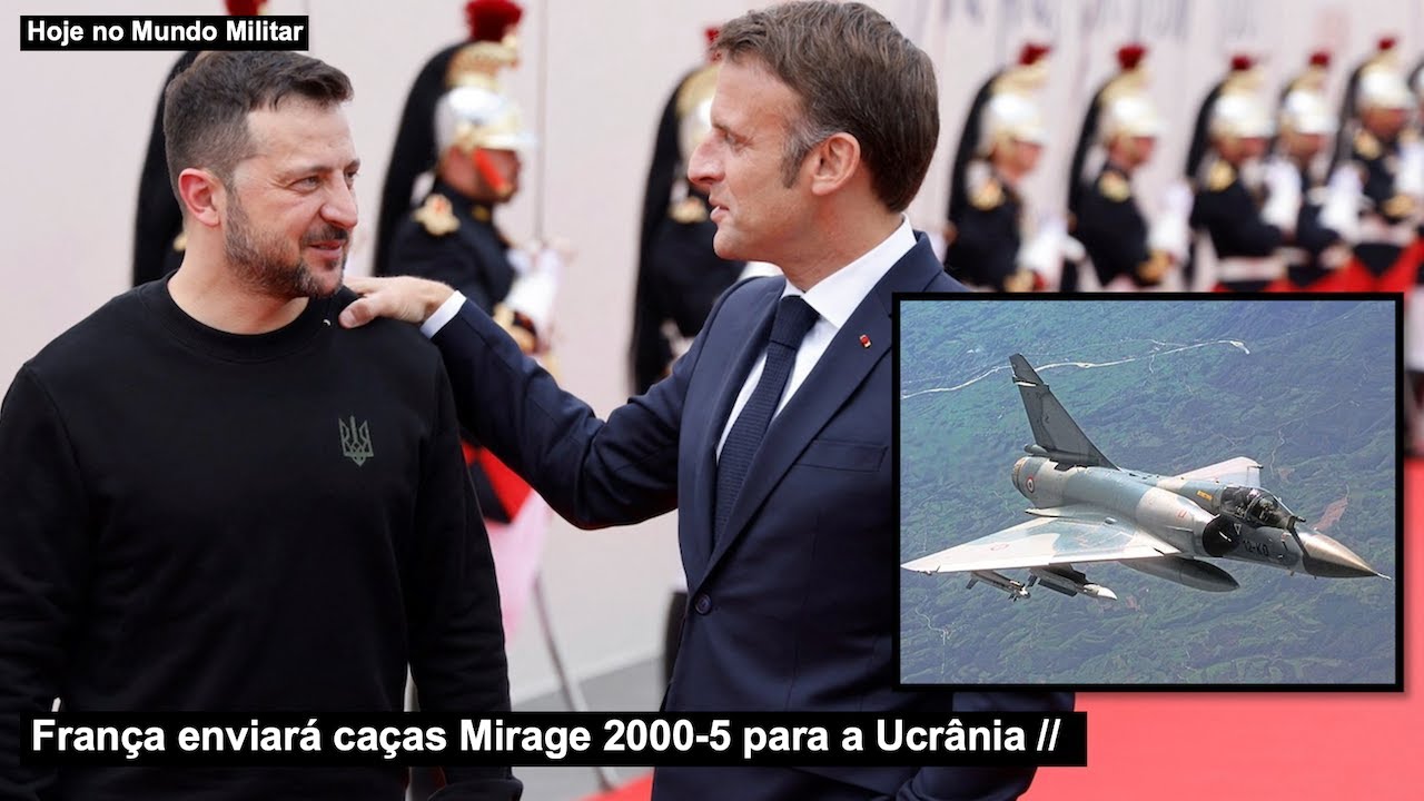 França enviará caças Mirage 2000-5 para a Ucrânia