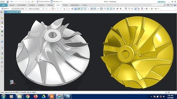 #NX CAD #Turbine #Rotor Design #Impeller