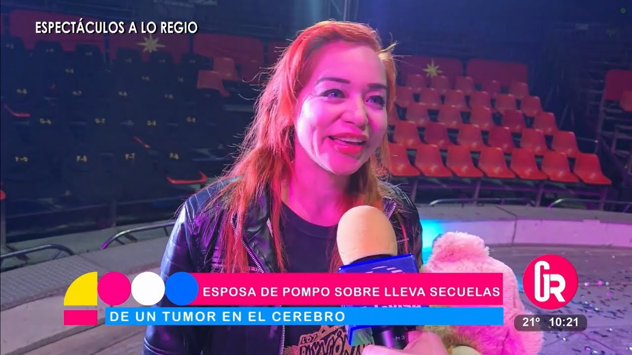 Esposa de Pompo sobre lleva secuelas de un tumor en el cerebro | Gente Regia