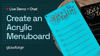 How to Design for Glowforge - Print LIVE with us!