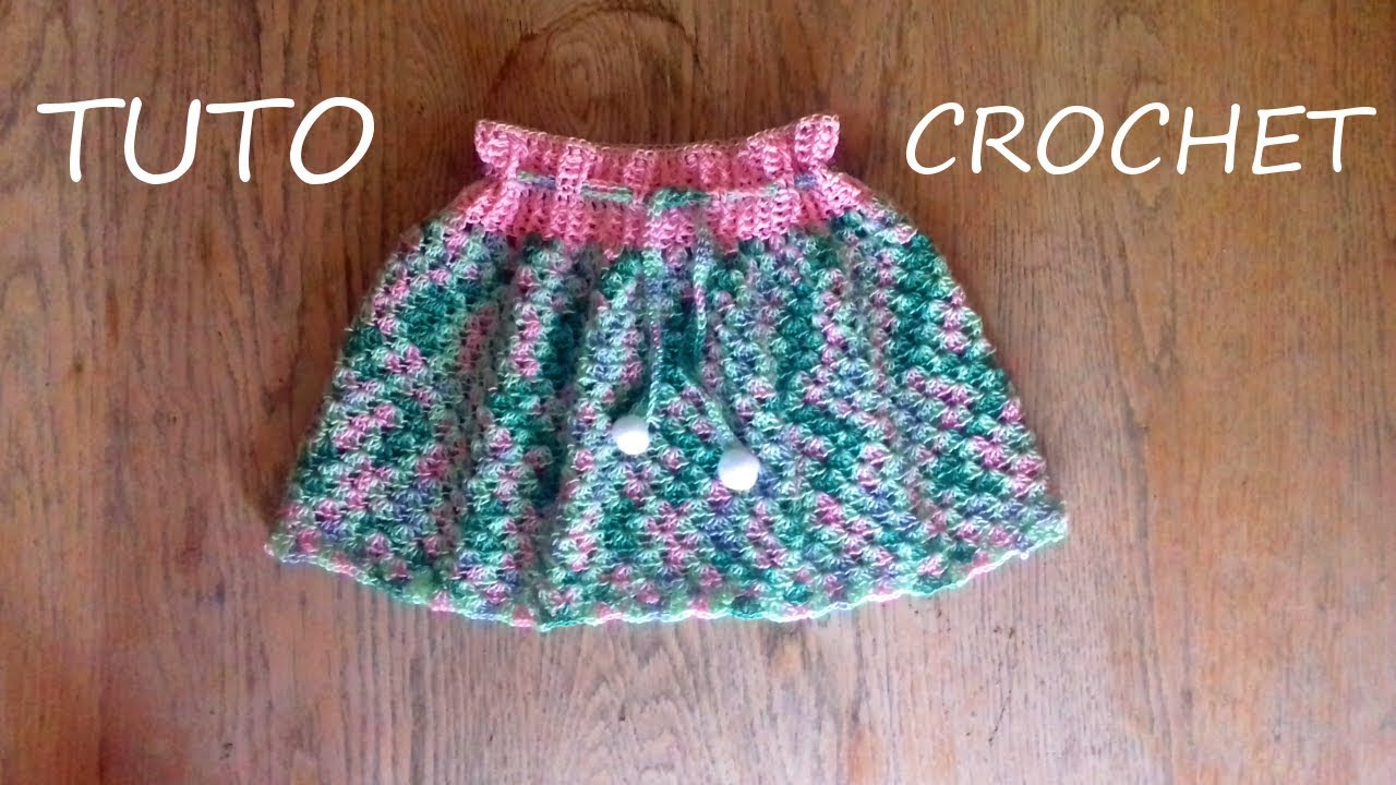 jupe crochet bebe