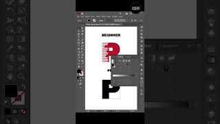 glitch effect in Adobe illustrator 💥#adobeillustrator