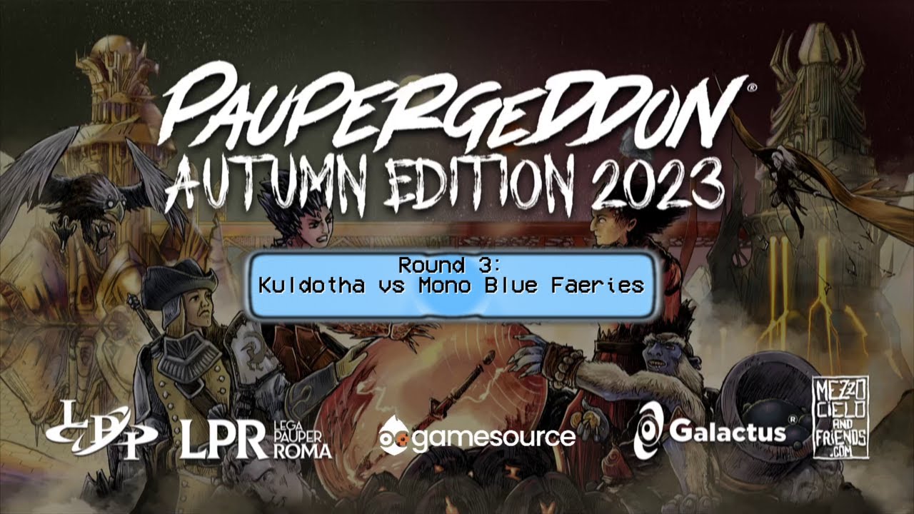 Round 3 Paupergeddon Autumn Edition 2023 - Kuldotha (Rinaldi) vs Mono ...