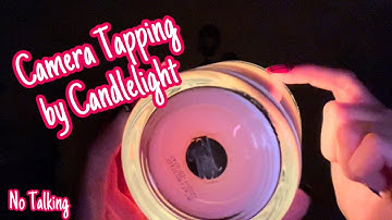 ASMR * 🕯️ Camera Tapping by Candlelight * Hand Movements * No Talking * ASMRVilla