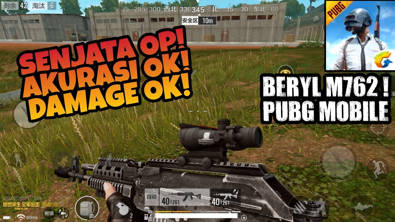 Review Senjata Beryl M762 Di PUBG MOBILE Senjata Rifle OP Terbaru