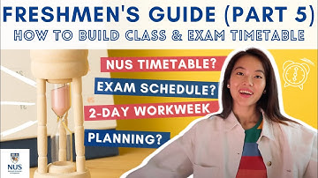 HOW TO BUILD TIMETABLE WITH NUSMODS (FOR NATIONAL UNIVERSITY OF SINGAPORE STUDENTS) *Part 5*