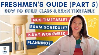 HOW TO BUILD TIMETABLE WITH NUSMODS (FOR NATIONAL UNIVERSITY OF SINGAPORE STUDENTS) *Part 5*
