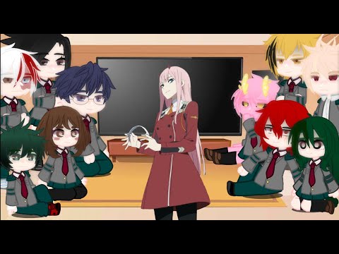Bnha Reacciona A Darling in the FranXX (AMV)