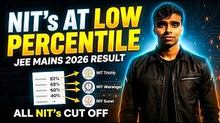 NIT at Low Rank 🔥 NIT at Low Percentile | All NIT Cut off CATEGORY WISE (Tier 1 NIT’s)