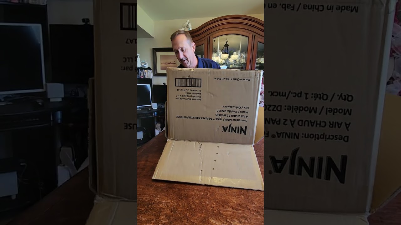 Unboxing Ninja Foodie 2 Basket Air Fryer.