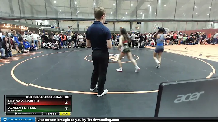 106 Lbs Semifinal - Sienna A. Caruso, Oregon Vs Az...