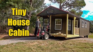 Tiny House Cabin Delivery and Walkthrough
