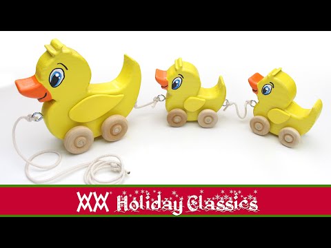 wooden duck pull toy plans