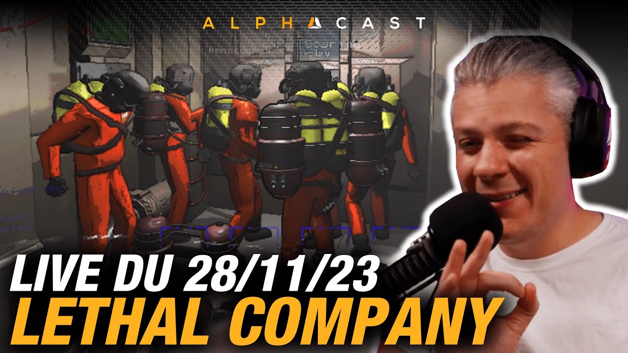 VOD ► SOIRÉE DE LÉGENDE SUR LETHAL COMPANY ! - Live du 28/11/2023
