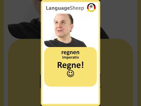 Konjugation und Aussprache von REGNEN in allen Zeiten Conjugation German REGNEN (to rain) all tenses