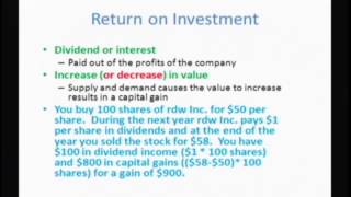 Personal Finance: Class 5 - Investing