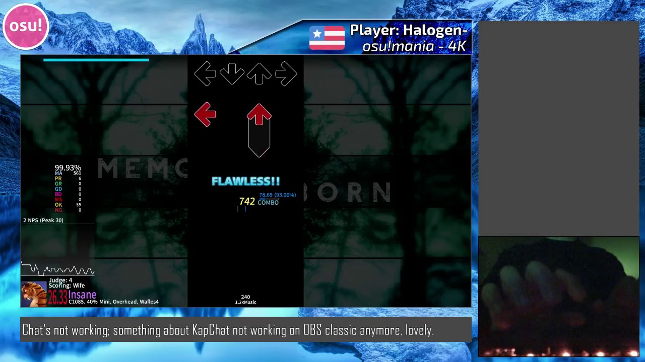 StepMania: Memoria Reborn [1.2x Rate] - 18p AAA