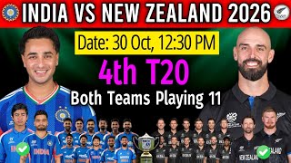 India vs New Zealand 4th T20 Match 2026 | India vs New Zealand T20 Playing 11 | Ind vs NZ 2026