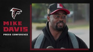 Mike Davis speaks to the media | 2021 AT&T Training Camp screenshot 3