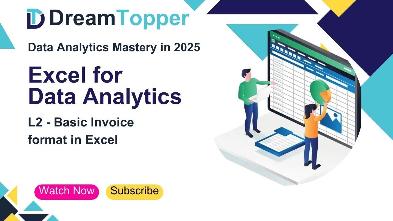 L2 Basic Invoice format in Excel( Data Analytics Mastery in 2025 ...