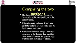 Outlier detection - Robust regression techniques