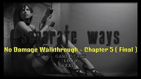 Resident Evil 4 HD - Separate Ways - No Damage Walkthrough - Chapter 5 ( Final )