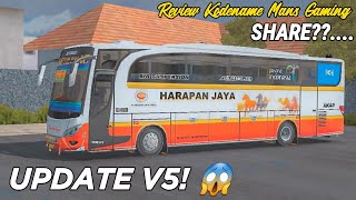 UPDATE V5!😱| REVIEW KODENAME MANS GAMING - BUSSID