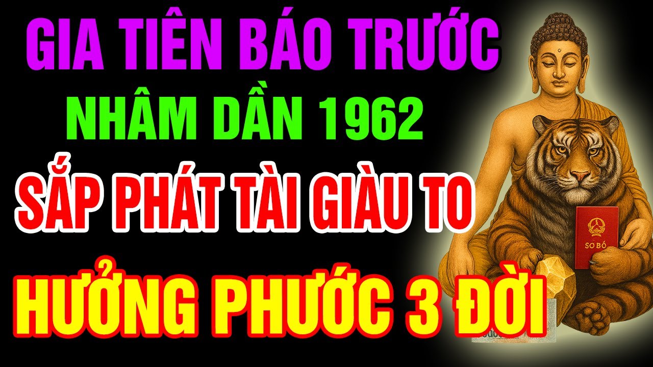 Gia Tiên Báo Lộc, Nhâm Dần 1962 Sắp Phát Tài Giàu To, Tiền Bạc Ùn Ùn Kéo Đến Nếu Có 10 Điềm Lành Này