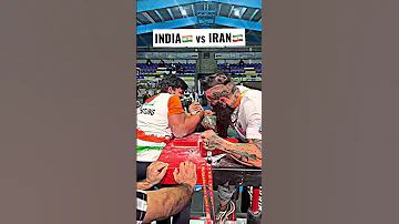 INDIA VS IRAN ARM WRESTLING Armwrestling Forearms AK47 