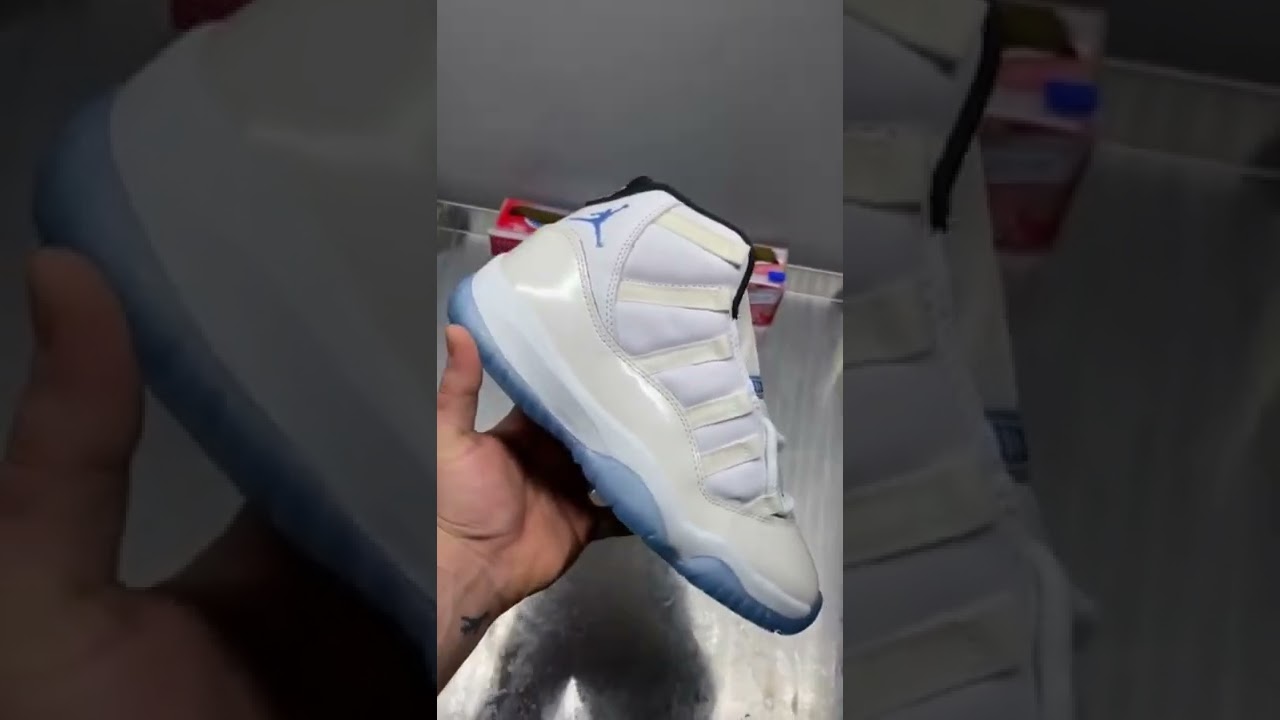 1996 OG Columbia air jordan 11 sole unyellowing results! Restorations do shoes wonders!
