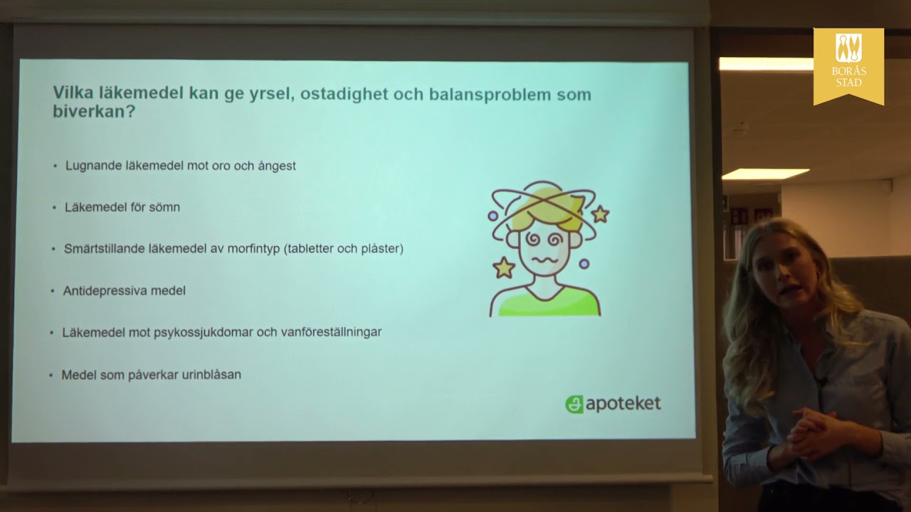Föreläsning om läkemedel och fallolyckor