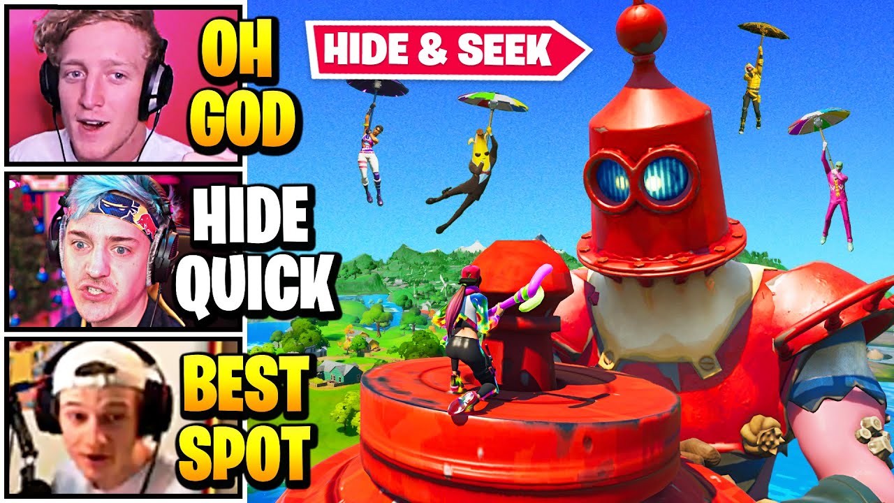 Streamers Host *HUGE* HIDE AND SEEK Game | Fortnite Daily ...