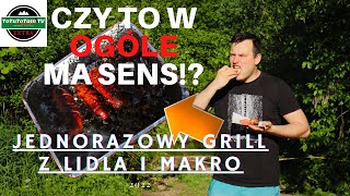 Test Grilla Jednorazowego Z Lidla i Makro- DANCOAL- Kiełbaski w Miodowej Marynacie -GARY POD CHMURKĄ