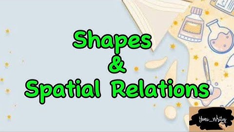 Shapes & Spatial Relations