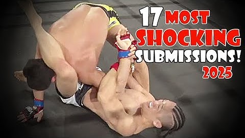 The 17 Most Shocking Submissions in MMA 2025
