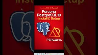 Percona PostgreSQL 18 Install &amp; Setup on Ubuntu/Debian | Full Guide with Example#postgresql #percona