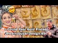 I found realgold plated jewelrydubai design set so cheap