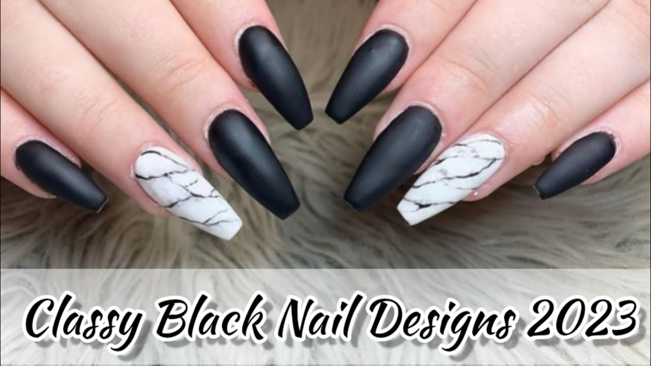 40 Black Nail Art Ideas | Art and Design