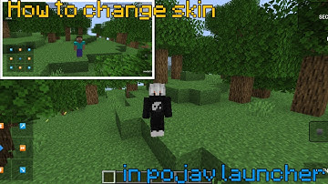 How To Change Skin In Pojav Launcher | Change Skin In Minecraft Java Edition Android