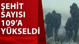 İsrail Ordusu Gazze Şeridi'ni Kara, Hava ve Denizden Bombalıyor! Gazze Yoğun Saldırı Altında