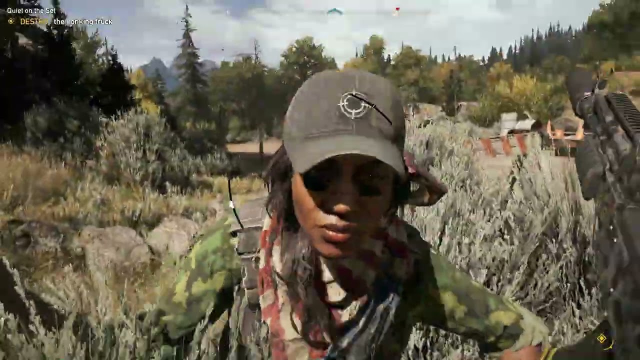 Far Cry 5 Gameplay Walkthrough Side Mission 35 - QUIET ON SET