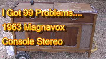 1963 Magnavox Console Stereo Phono AM FM MPX Resurrection Repair Whatever v3
