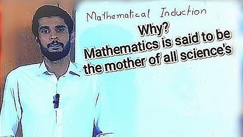 Why? Mathematics is said to bethe mother of all science