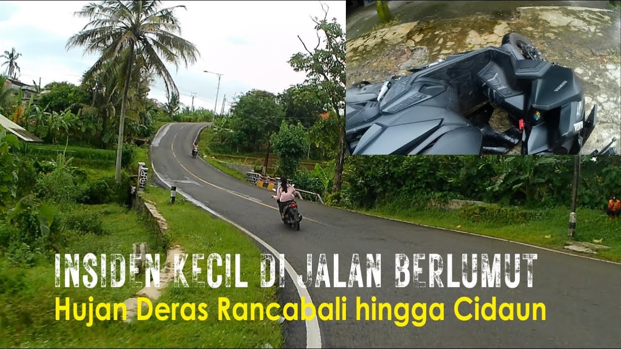 Hujan Rancabali hingga Cidaun, Insiden Kecil di Jalan Berlumut