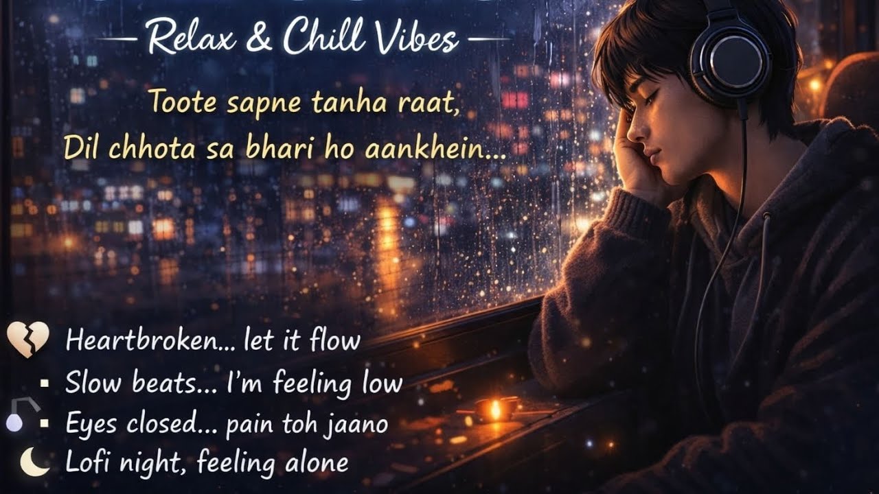 Late Night Alone 💔 | Emotional Lofi Mix 🎧