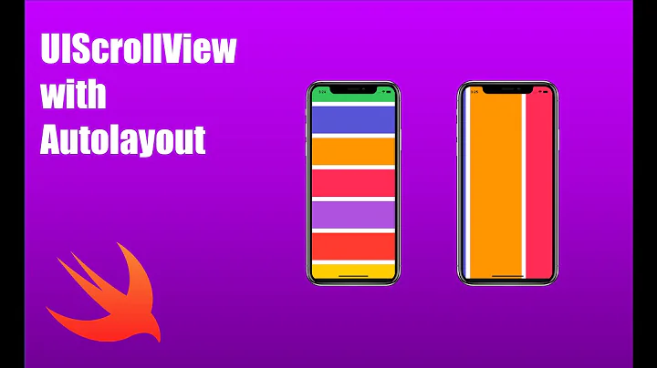 Swift: UIScrollView with Autolayout (Xcode 12 | iOS 14 | Swift 5 | Storyboard)