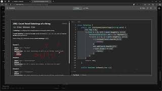 #LeetCode 2062 | Count Vowel Substrings of a String #Java